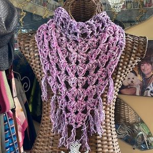 HANDMADE oversized kerchief cowl